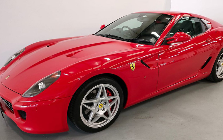 Red Ferrari paint protected with REVIVIfy
