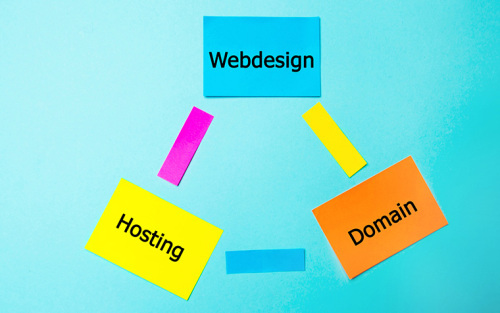 What is difference between domain and web hosting?