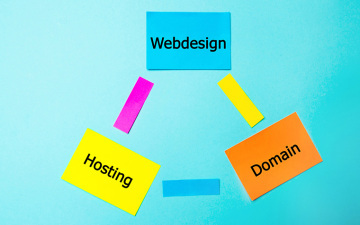 What is difference between domain and web hosting?