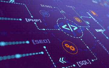 Website development concept
