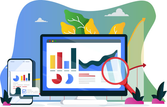 Illustration of search engine optimisation (SEO)