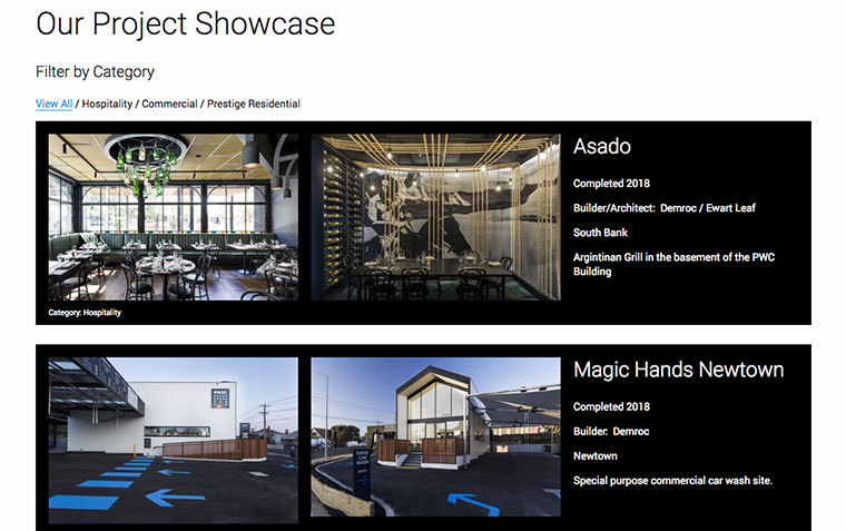 Project showcase on Electric Scheele website